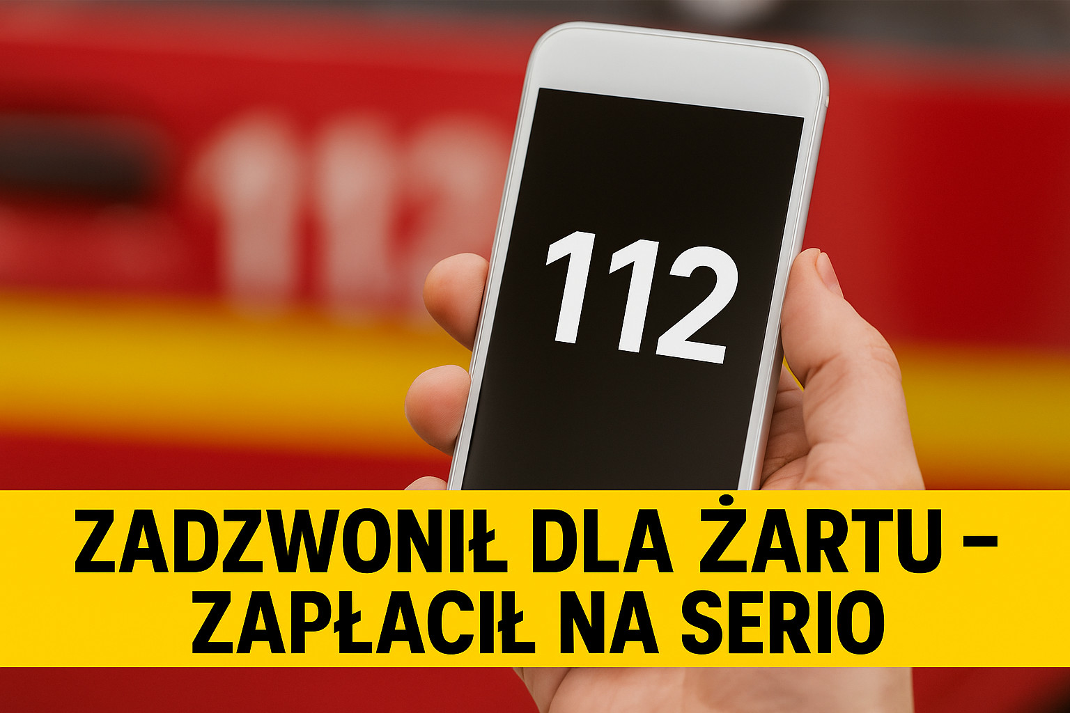 Złotów: 67-latek blokował numer 112, by „porozmawiać”. Teraz zapłaci słono za brak rozsądku