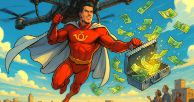 Poczta Polska bezpieczeństwo i logistyka w czasie kryzysu – ilustracja bohatera symbolizującego pocztę