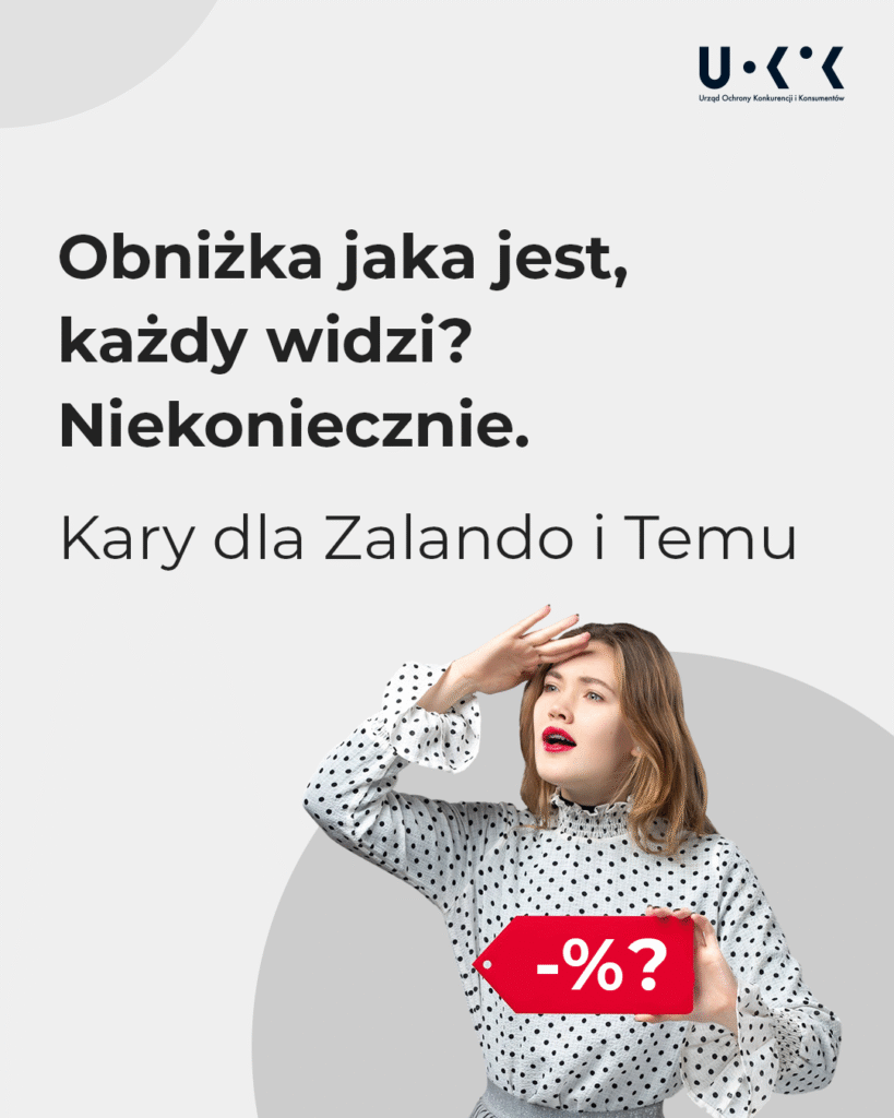 Obniżka jaka jest, każdy widzi – kary UOKiK dla Zalando i Temu