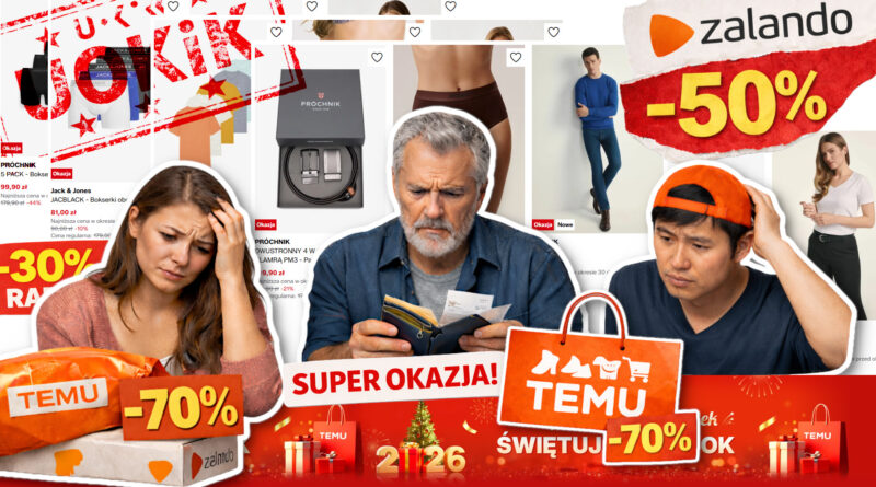UOKiK kary dla Zalando i Temu – fałszywe promocje i najniższa cena z 30 dni przed obniżką