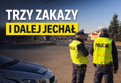 policja kontrola drogowa Śrem kierowca z zakazem prowadzenia pojazdów
