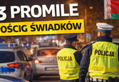 pijany kierowca z zakazem prowadzenia zatrzymany przez policję w Poznaniu