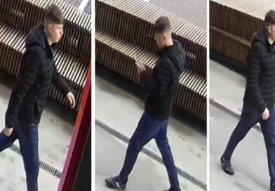 mężczyzna podejrzewany o oszustwo na pracownika banku nagranie monitoringu Poznań