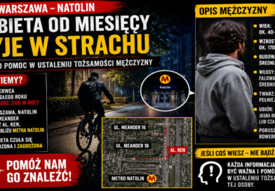Kobieta od miesięcy żyje w lęku. Opisała nocne zdarzenia w rejonie Natolina i al. KEN w Warszawie