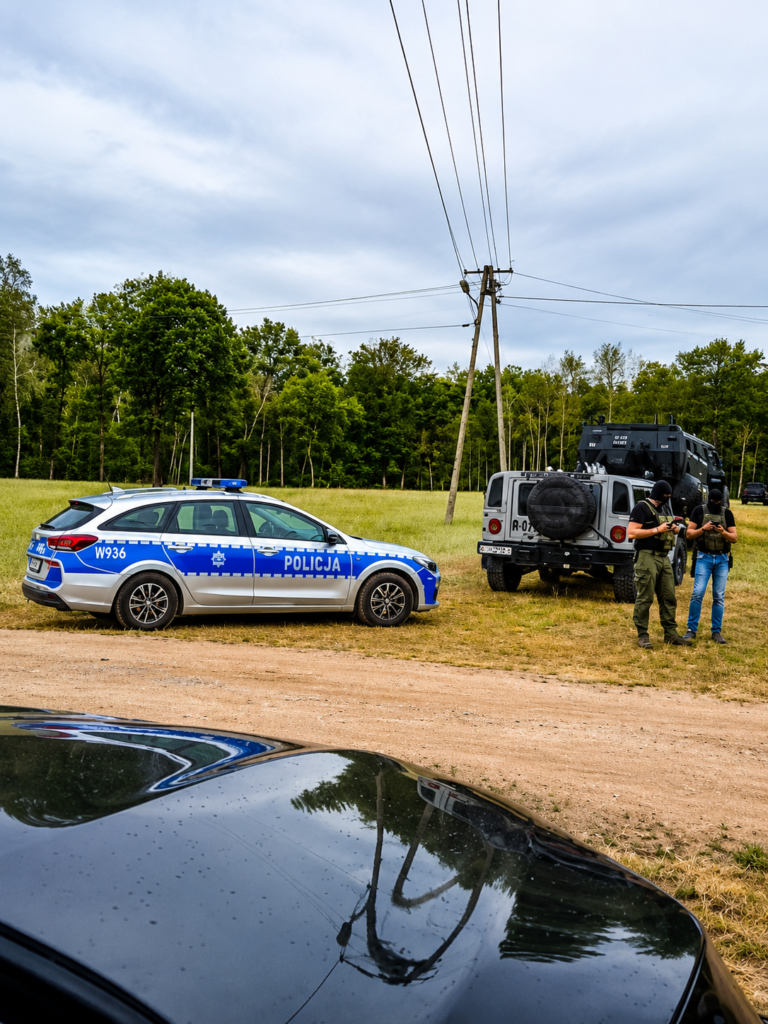 Akcja Biura Rutkowski i Policji podczas działań operacyjnych w terenie