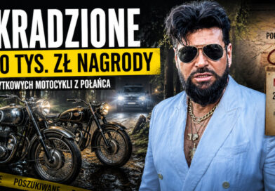 Krzysztof Rutkowski apeluje o pomoc w odnalezieniu siedmiu skradzionych zabytkowych motocykli z Połańca. Nagroda 200 tys. zł.