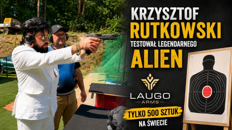 Broń z kosmosu? Krzysztof Rutkowski testował legendarnego Aliena wartego fortunę