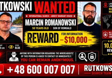 $10,000 Reward Offered For Information Leading To The Location Of Wanted Man Marcin Romanowski
