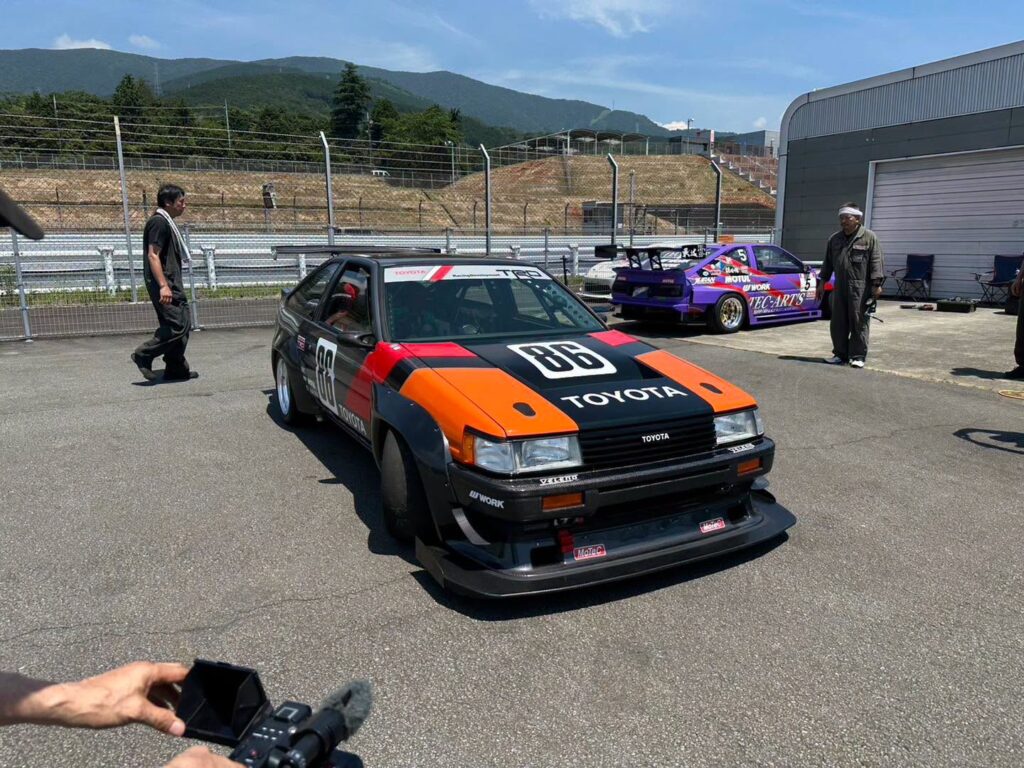 Toyota AE86 przygotowana do pokazów