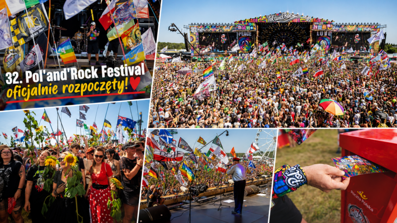 32. Pol'and'Rock Festival 2026 – tłum uczestników, scena i program festiwalu