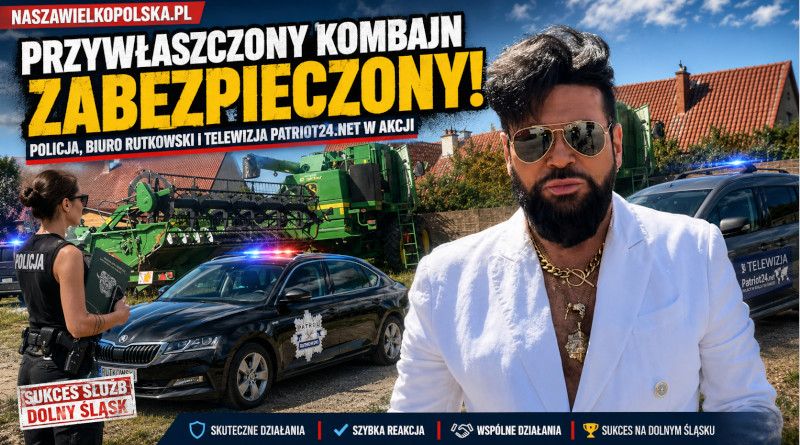 Sukces Biura Rutkowski – przywłaszczony kombajn zabezpieczony na Dolnym Śląsku