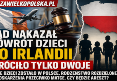 Sąd nakazał powrót dzieci do Irlandii, ale wróciło tylko dwoje