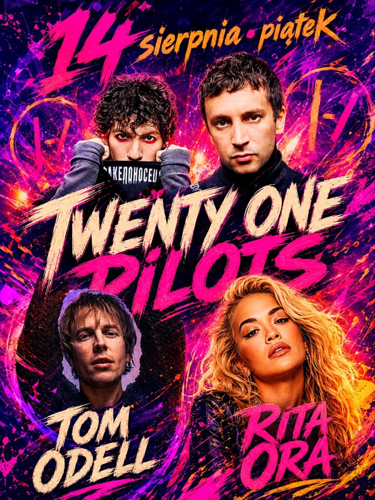 Twenty One Pilots, Tom Odell i Rita Ora – BitterSweet 2026 w Poznaniu, 14 sierpnia