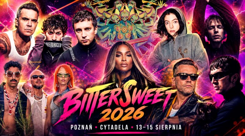 BitterSweet 2026 w Poznaniu – Gorillaz, Twenty One Pilots, Robbie Williams i gwiazdy festiwalu
