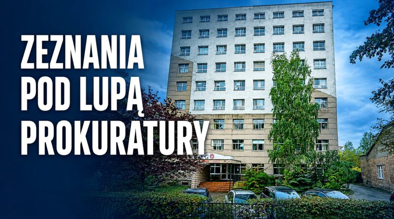 udynek prokuratury i napis „Zeznania pod lupą prokuratury” – sprawa Arkadiusza Augustyńskiego