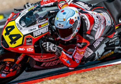 Milan Pawelec Moto2 podczas wyścigu na motocyklu