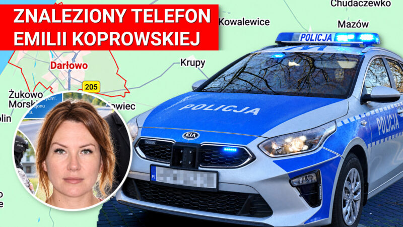 Przełom w poszukiwaniach Emilii Koprowskiej? Policja odnalazła jej telefon