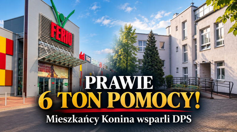 6 ton tekstyliów w dwa dni! Mieszkańcy Konina pomogli DPS